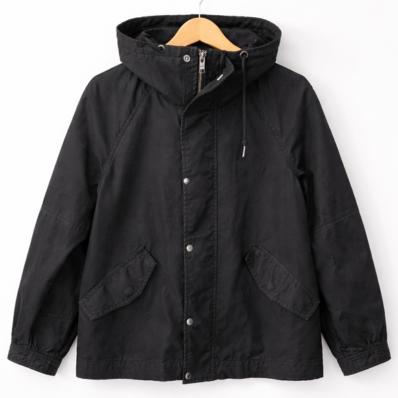 TNA Jackets & Blazers - Aritzia TNA Black Hooded Utility Jacket